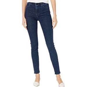 J Brand Dark Wash Darted High Waisted Skinny Jeans size 30